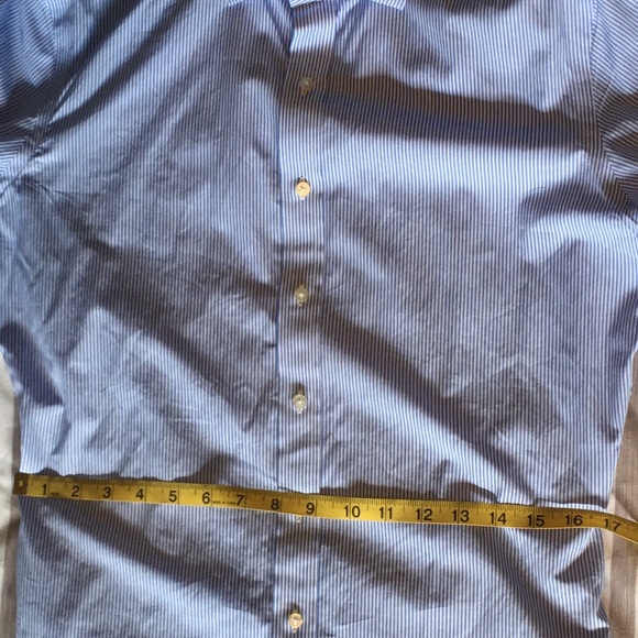 Proper Cloth men’s pinstriped shirt. 16/34 - Picture 3 of 7